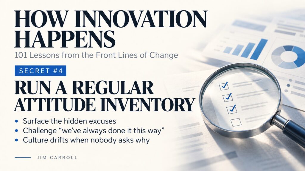 Lesson 4: Run a Regular Attitude Inventory